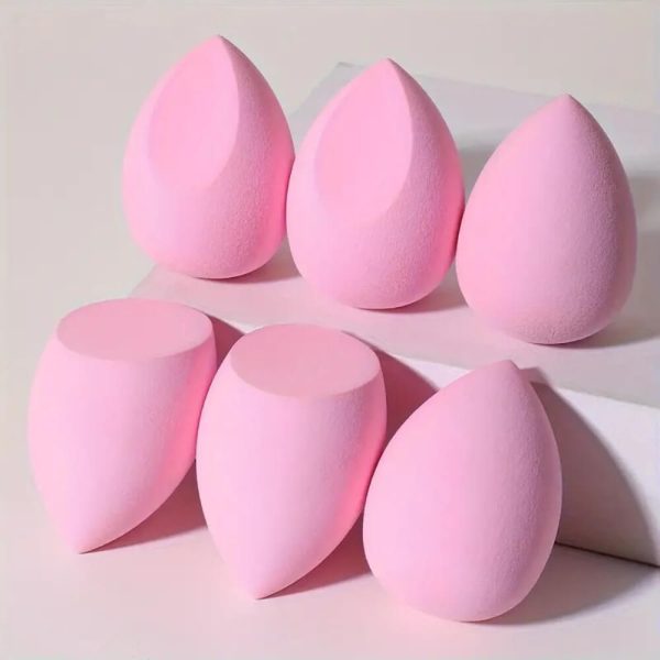 6 Piece Beauty Blender Mixed Color Makeup Sponge Set With Decorative Reusable Floral Container 6 Piece Beauty Blender Mixed Color Makeup Sponge Set With Decorative Reusable Floral Container