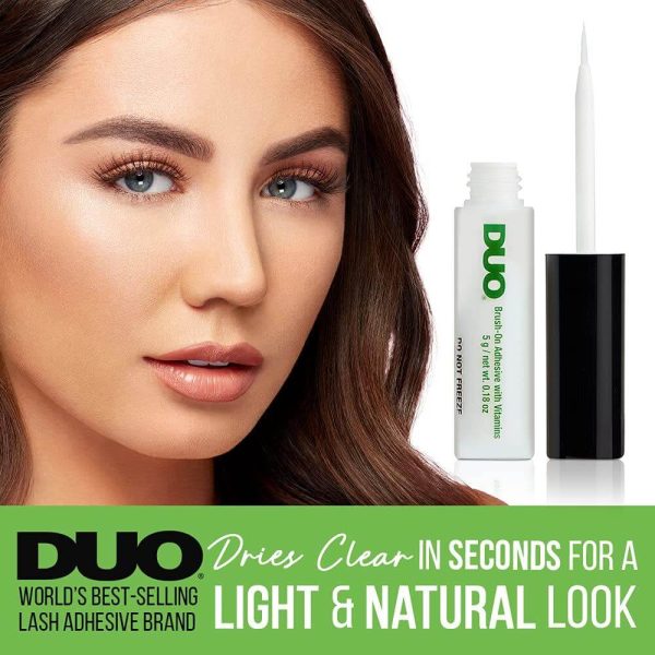 DUO Brush-On Lash Adhesive With Vitamins Eyelashes Glue 5g
