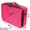 Professional Makeup Bag Organizer For Makeup Artist With Adjustable Dividers 07 Professional Makeup Bag Organizer For Makeup Artist With Adjustable Dividers