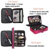 Professional Makeup Bag Organizer For Makeup Artist With Adjustable Dividers 08 Professional Makeup Bag Organizer For Makeup Artist With Adjustable Dividers