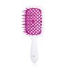 Superbrush Hollow Comb - White & Purple