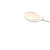Velite Hair Brush With Mirror White 02 Velite Hair Brush With Back Mirror White
