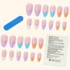24pcs Beautiful Nails Natural Delicate & Comfortable 03 24pcs Beautiful Nails Natural Delicate & Comfortable