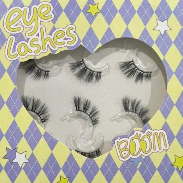 6 أزواج من الرموش الاصطناعية بوم بوكس