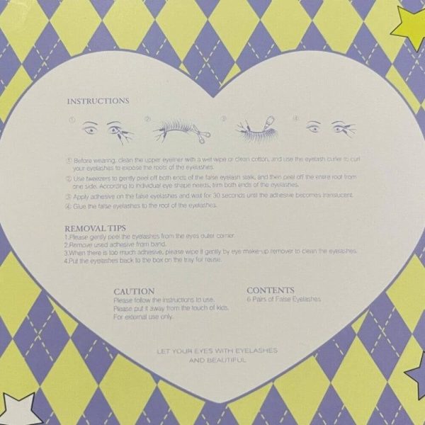 6 أزواج من الرموش الاصطناعية بوم بوكس