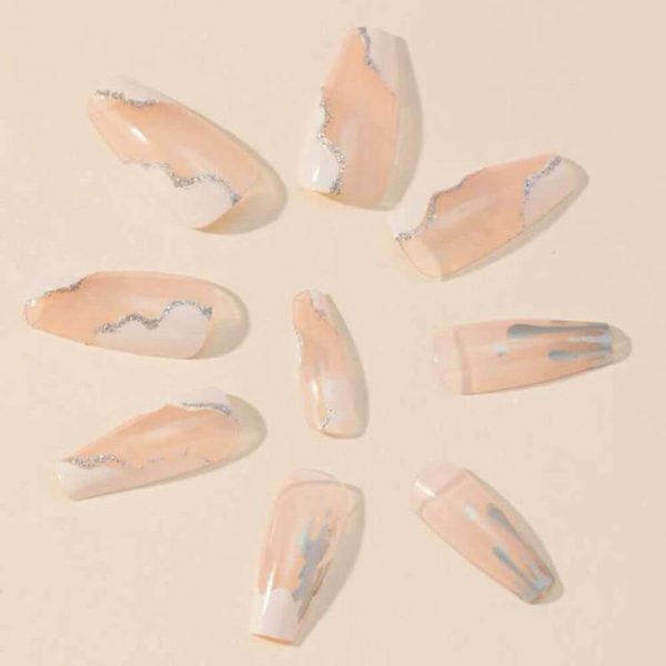 10 Pcs Beautiful Natural Nails Do It Yourself