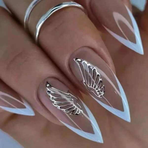 24 Pcs False Nail Delicate and Beautiful Design 01 24 Pcs False Nail Delicate and Beautiful Design