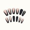 24 Pcs Nails Press-On Manicure Kit – Black