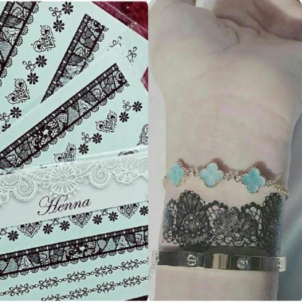 Black Waterproof Realistic Temporary Tattoo