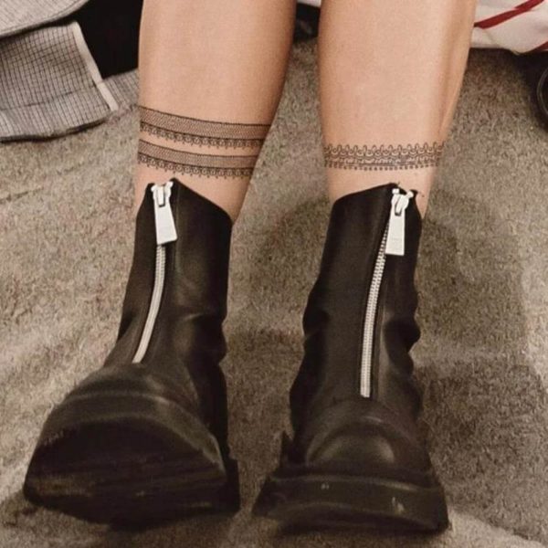 Black Waterproof Realistic Temporary Tattoo