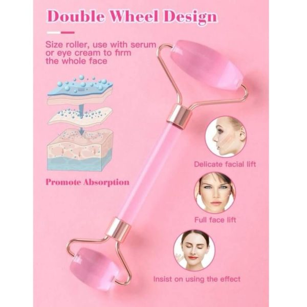 Double Roller Facial Massager Set