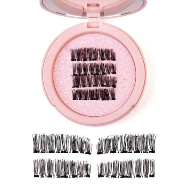 طقم مشبك تجعيد الرموش الاصطناعية المغناطيسي