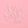 10 Sizes Oval Shaped Fake Clear Nail Tips For Acrylic Nails Full Cover