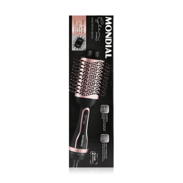 Glam Pro Hair Dryer Brush Volumizer - Black