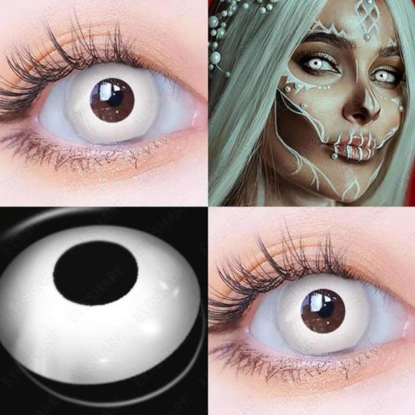 Halloween Contact Lenses White Halloween Contact Lenses White