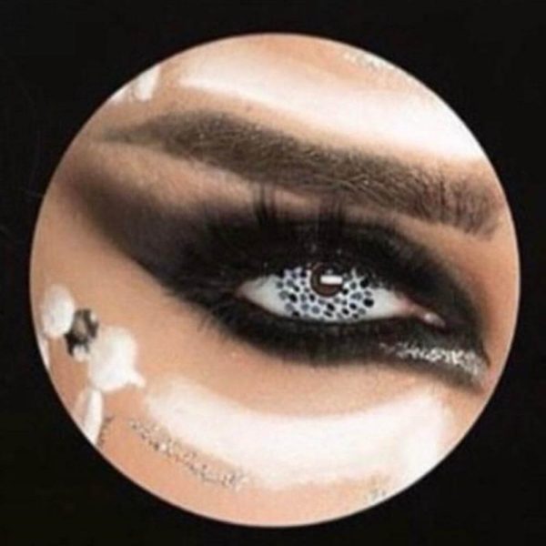 Let Me In Horror Contact Lenses Gray Panther