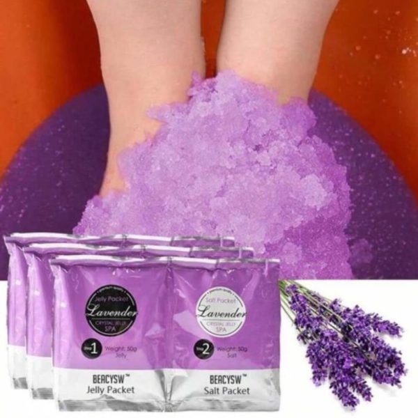 عبوة جيلي كريستال جيلي سبا كريستال جيلي وعبوة الملح