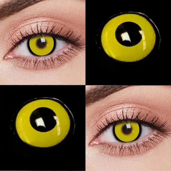 Kuwaitia Lenses Horror Yellow & Black