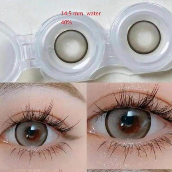 Kuwaitia Lenses Gray With Black Circle Frame