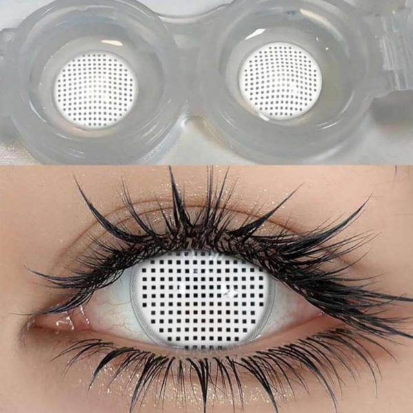 Kuwaitia Lenses Horror White Mesh