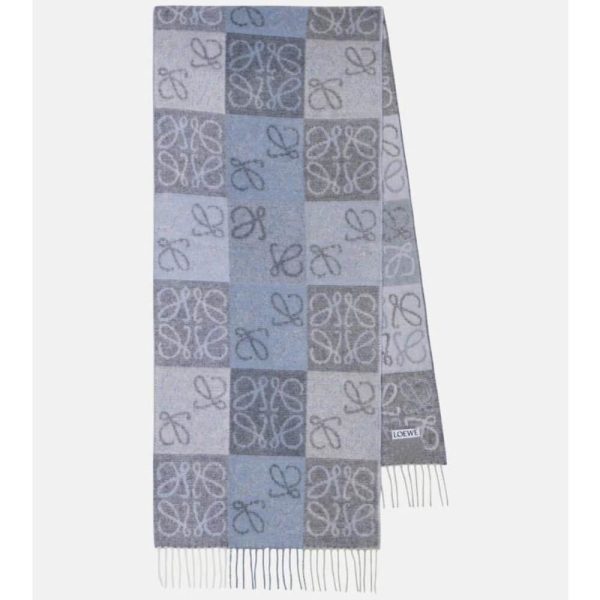 وشاح لويفي كاشمير رمادي