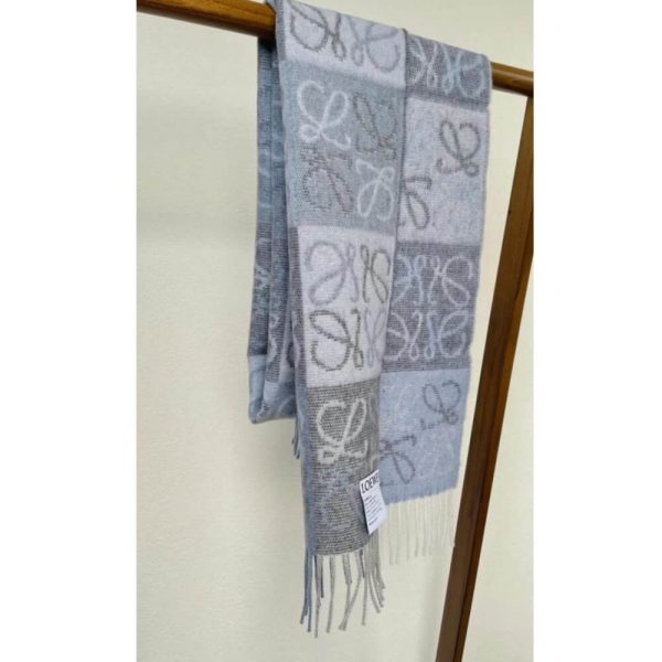 وشاح لويفي كاشمير رمادي