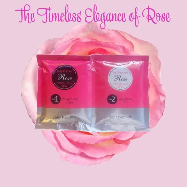 Crystal Jelly Spa Jelly Packet & Salt Packet Rose