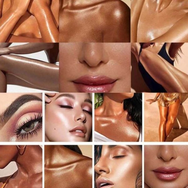 Fixed Waterproof Shine Cream For Face Or Body For Occasions Gives A Golden Bronze Color 05 Fixed Waterproof Shine Cream For Face Or Body For Occasions Gives A Golden Bronze Color