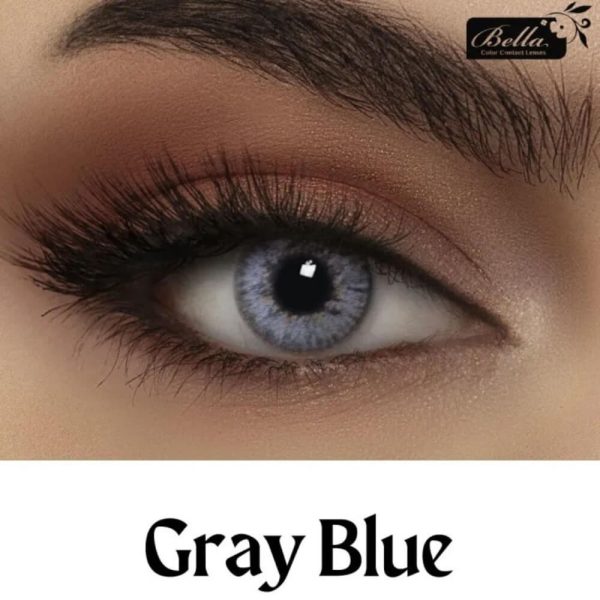 Bella Natural Color Contact Lenses Gray Blue