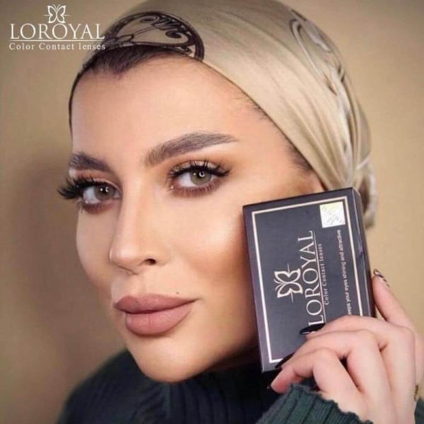 عدسات لاصقة سنوياً عدسات لاصقة وردية صفراء