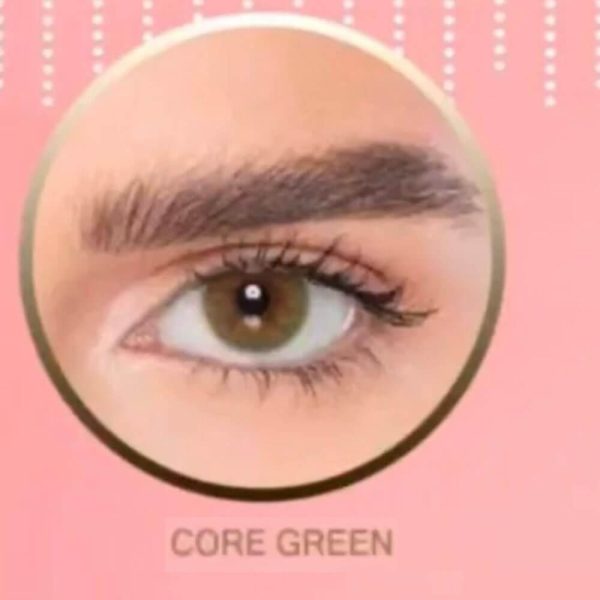 Natural Monthly Contact Lenses Core Green