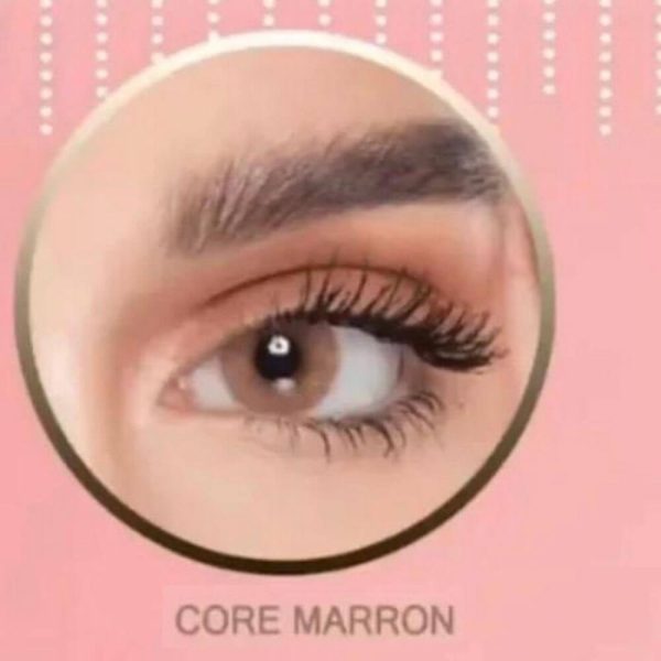 Natural Monthly Contact Lenses Core Marron