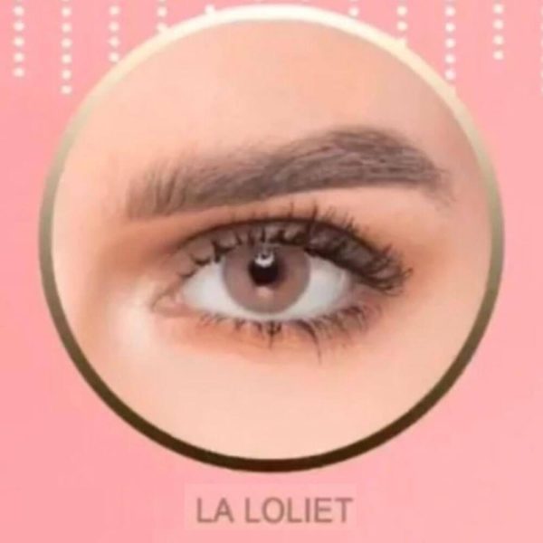 العدسات اللاصقة الشهرية الطبيعية لا لوليت